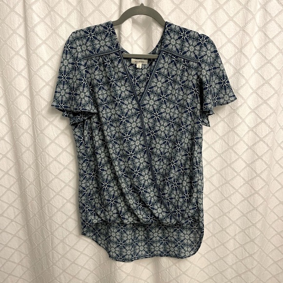 Max Studio Tops - Max Studio Wrap Style Blouse - Large